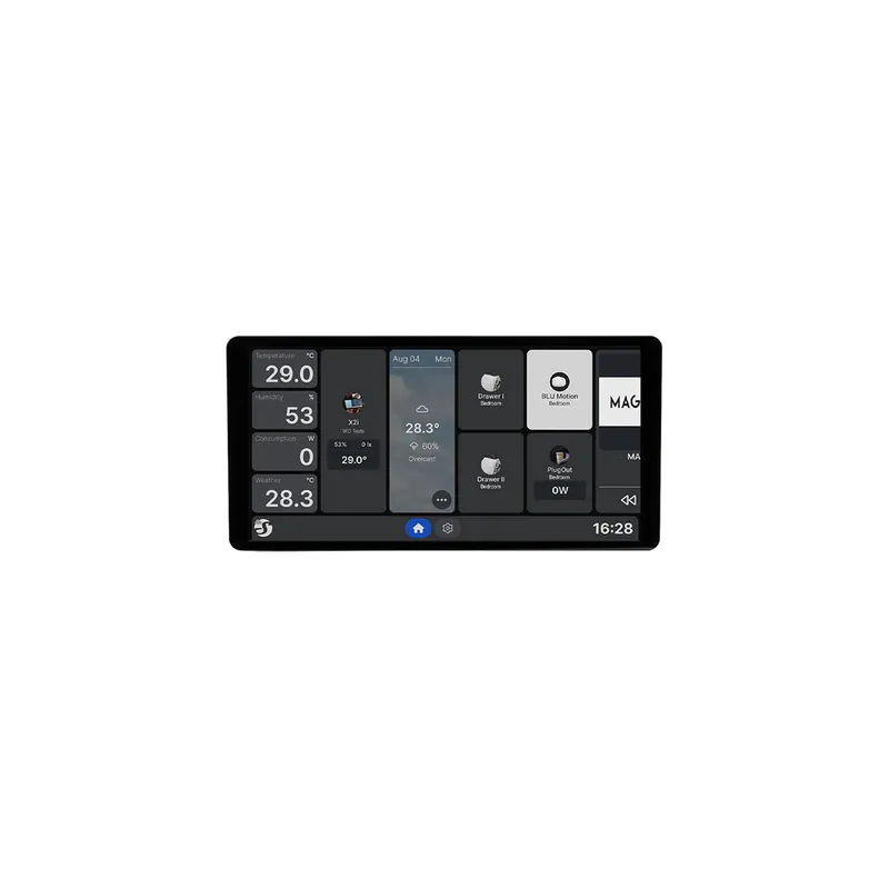 6.95" Shelly Wall Display X2i WiFi/BLU control panel (black)